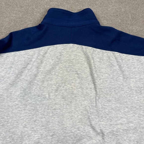 VINTAGE Adidas Jacket Mens 2XL XXL Grey Full Zip Fleece Performance 80s - Picture 15 of 16